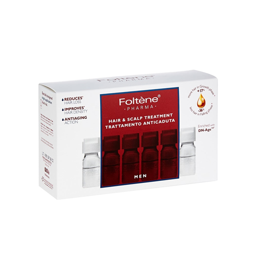 Foltene Pharma Scalp Care Vials for Men – 12 Ampoules