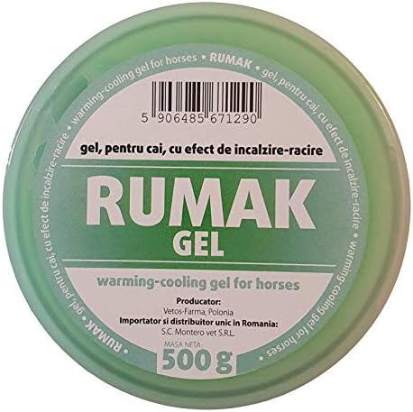 Rumak Green Warming & Cooling Gel for Horses – Camphor Formula