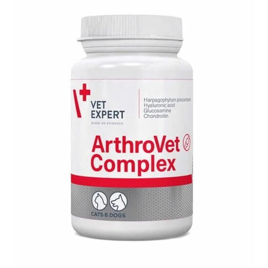 ArthroVet Complex Supplement for Joints Cartilages Cats & Dogs 60 Tabs VetExpert - Beautychard