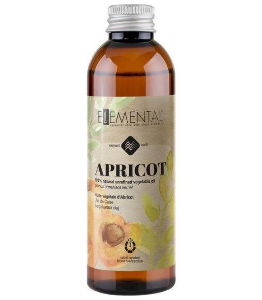 Bio Apricot Oil, 50 ml, Ellemental - BEAUTYCHARD LCA