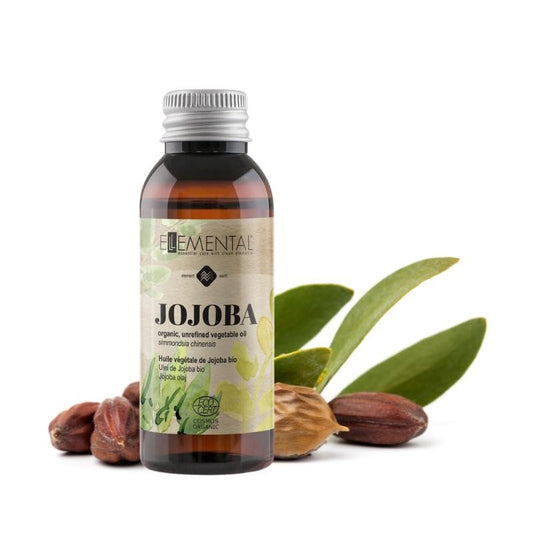 Bio Jojoba Oil, 50 ml, Ellemental - BEAUTYCHARD LCA