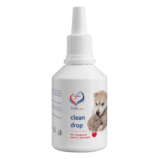 Clean Drop, Dogs and Cats Tears Professional Cleanser, 40 ml - BEAUTYCHARD LCA
