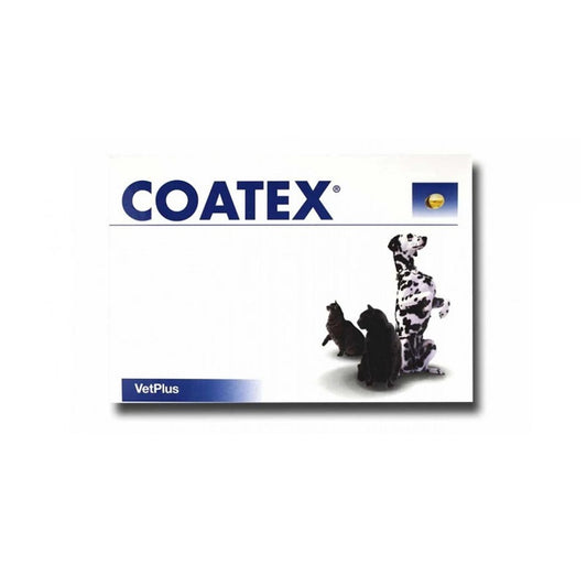 Coatex Supplement for Skin & Coat Cats, Dogs 60 Capsules VetPlus - Beautychard