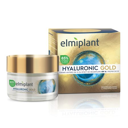 Hyaluronic Gold Anti-wrinkle Day Cream with Filling Effect, SPF10, 50 ml - BEAUTYCHARD LCA