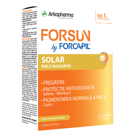 Forsun Solar by Forcapil, 30 Tabs - BEAUTYCHARD LCA