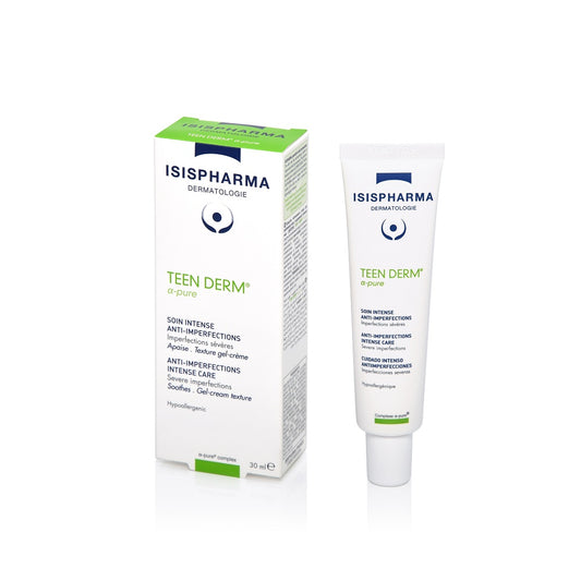 Isis Pharma, Teen Derm Alpha Pure Gel Cream for Severe Acne-prone Skin, 30 ml - BEAUTYCHARD LCA