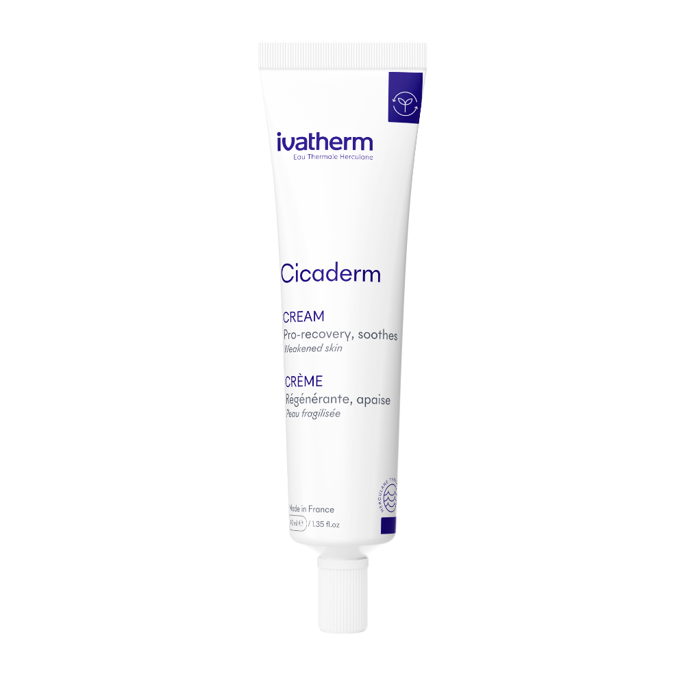 Ivatherm Cicaderm Moisturizing & Comfort Body Cream with Mimosa Tenuiflora, 40 ml