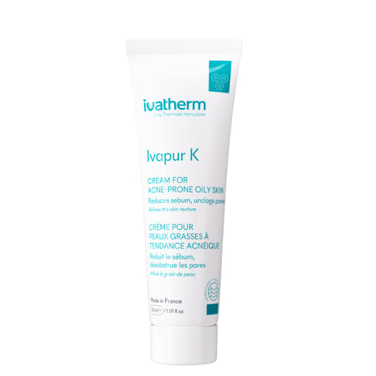 Ivatherm Ivapur K Mattifying Face Cream for Oily, Blemish-Prone Skin, 30 ml