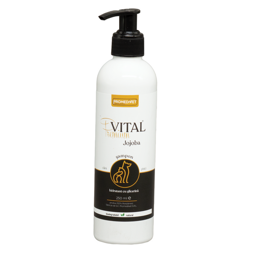 Premium-Vital Jojoba Shampoo for Cats&Dogs, 250 ml, Promedivet - BEAUTYCHARD LCA