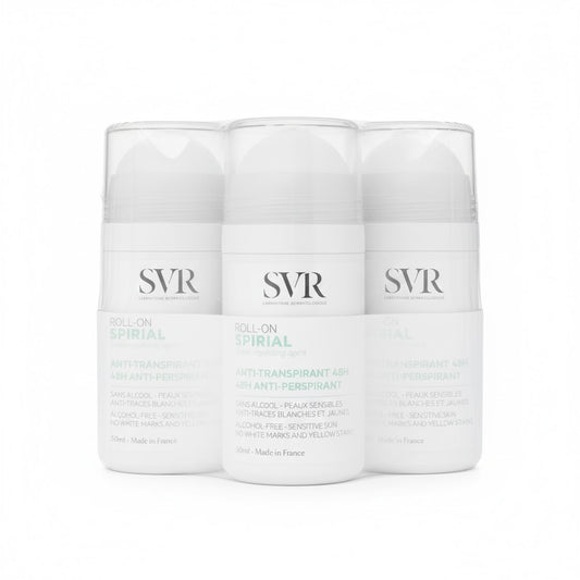 SVR Spirial Deodorant Roll-On Set – 3 × 50 ml